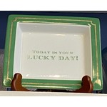 Two's Company Lucky Day Wise Sayings Tray