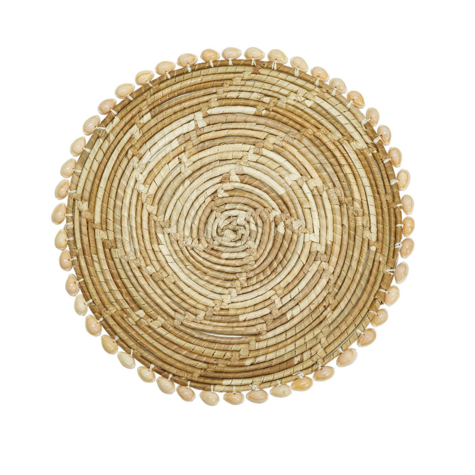 Two's Company Pandan & Seashells Placemat Set of 4