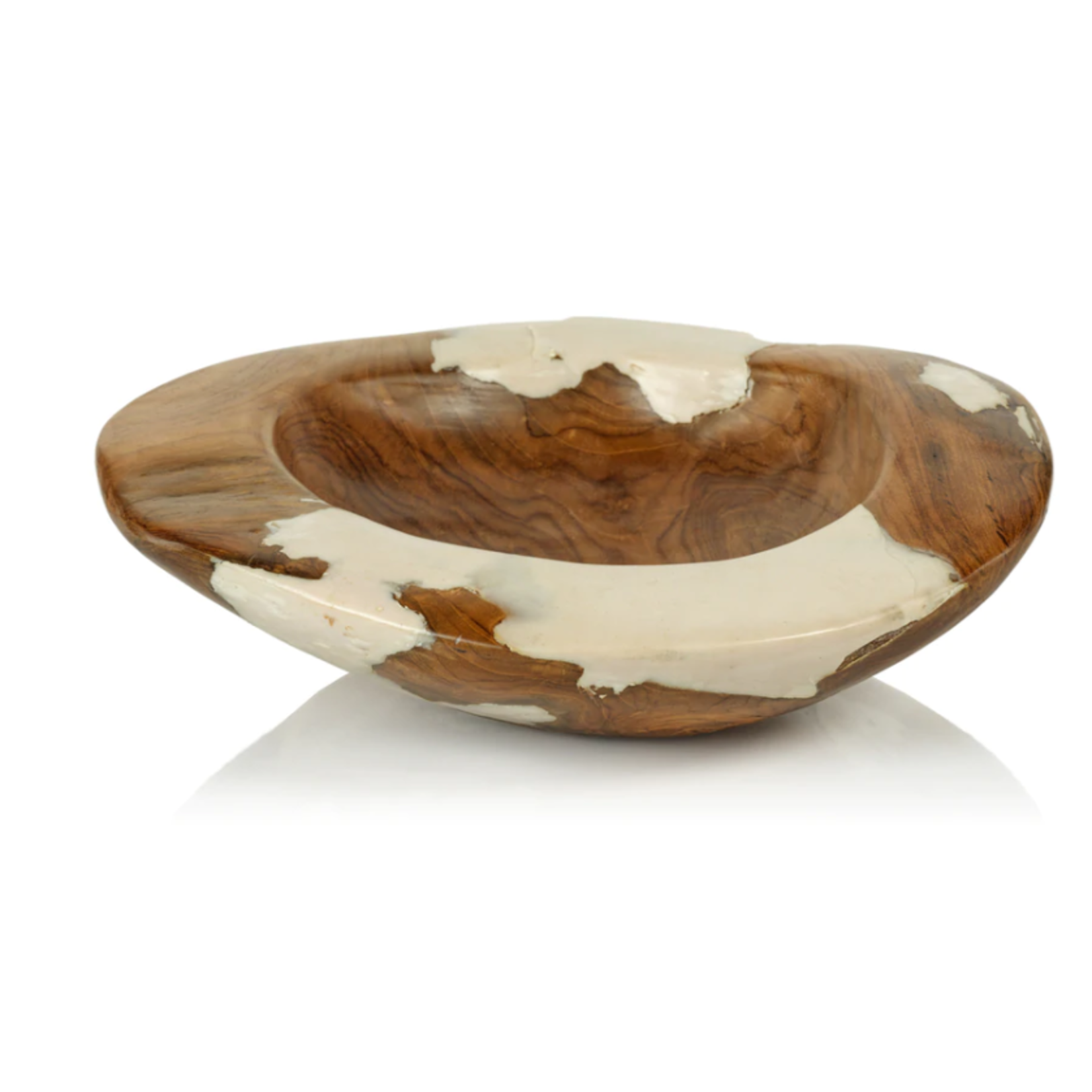 Zodax Medium Lamala Natural Teakwood Bowl