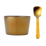 Eastern Accent Int Caramel Ice Cream Holder with Spoon