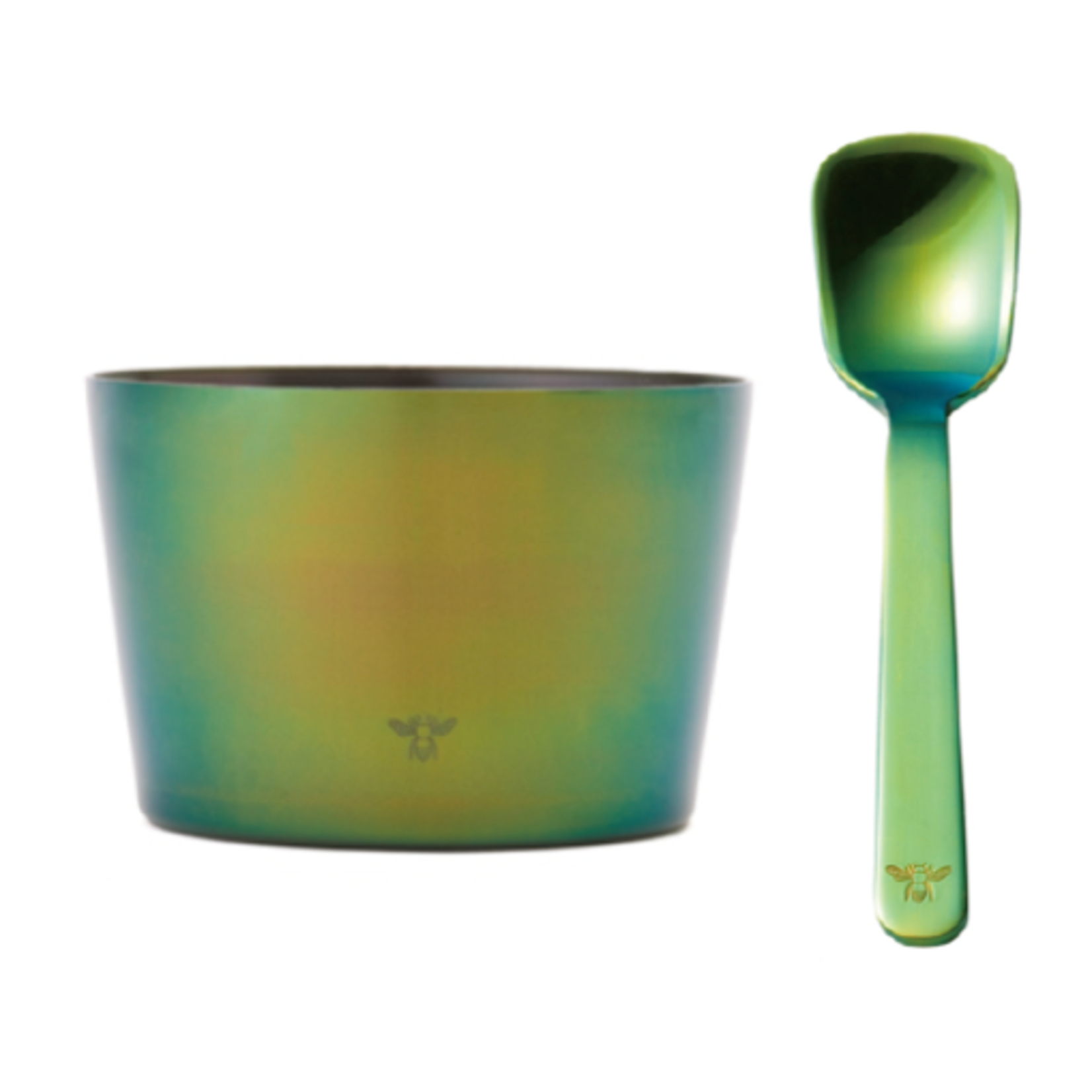 Eastern Accent Int Matcha Ice Cream Holder with Spoon