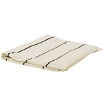 Darzzi LLC Tiffany Throw Blanket Natural Black Stripe