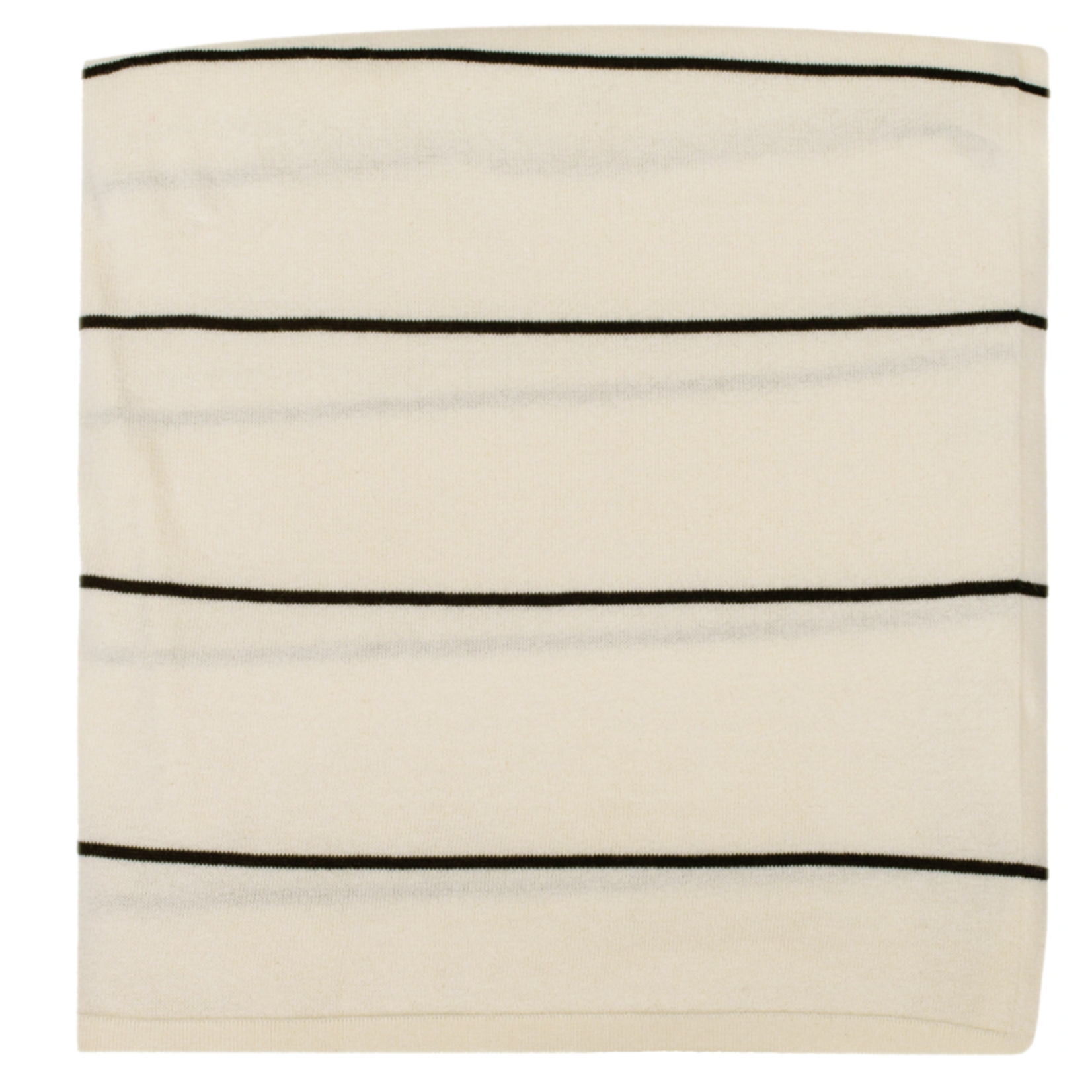 Darzzi LLC Tiffany Throw Blanket Natural Black Stripe
