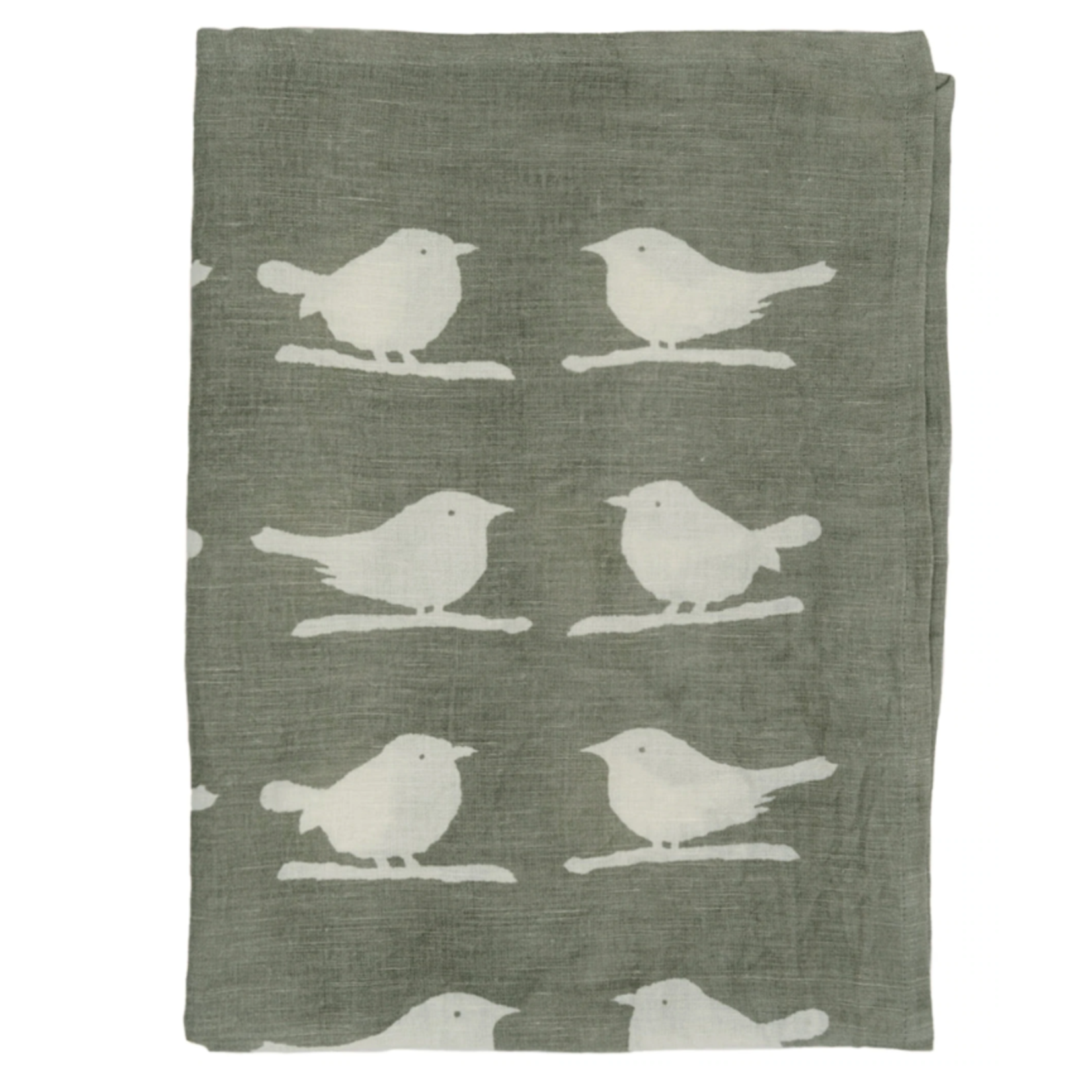 Darzzi LLC Bird Tea Towel Grey