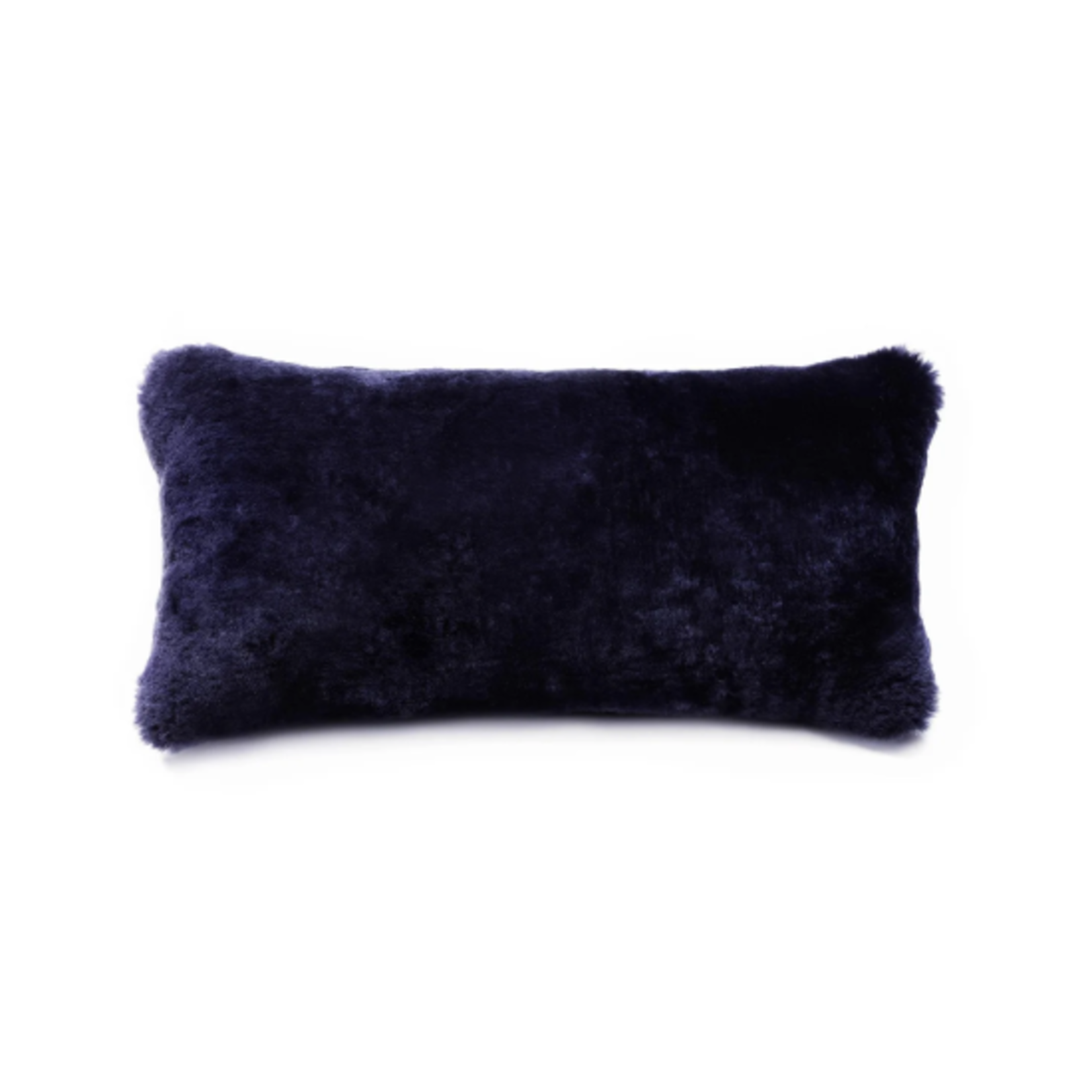Fibre by Auskin Shortwool Sheepskin Dark Navy 22 x 11 Pillow