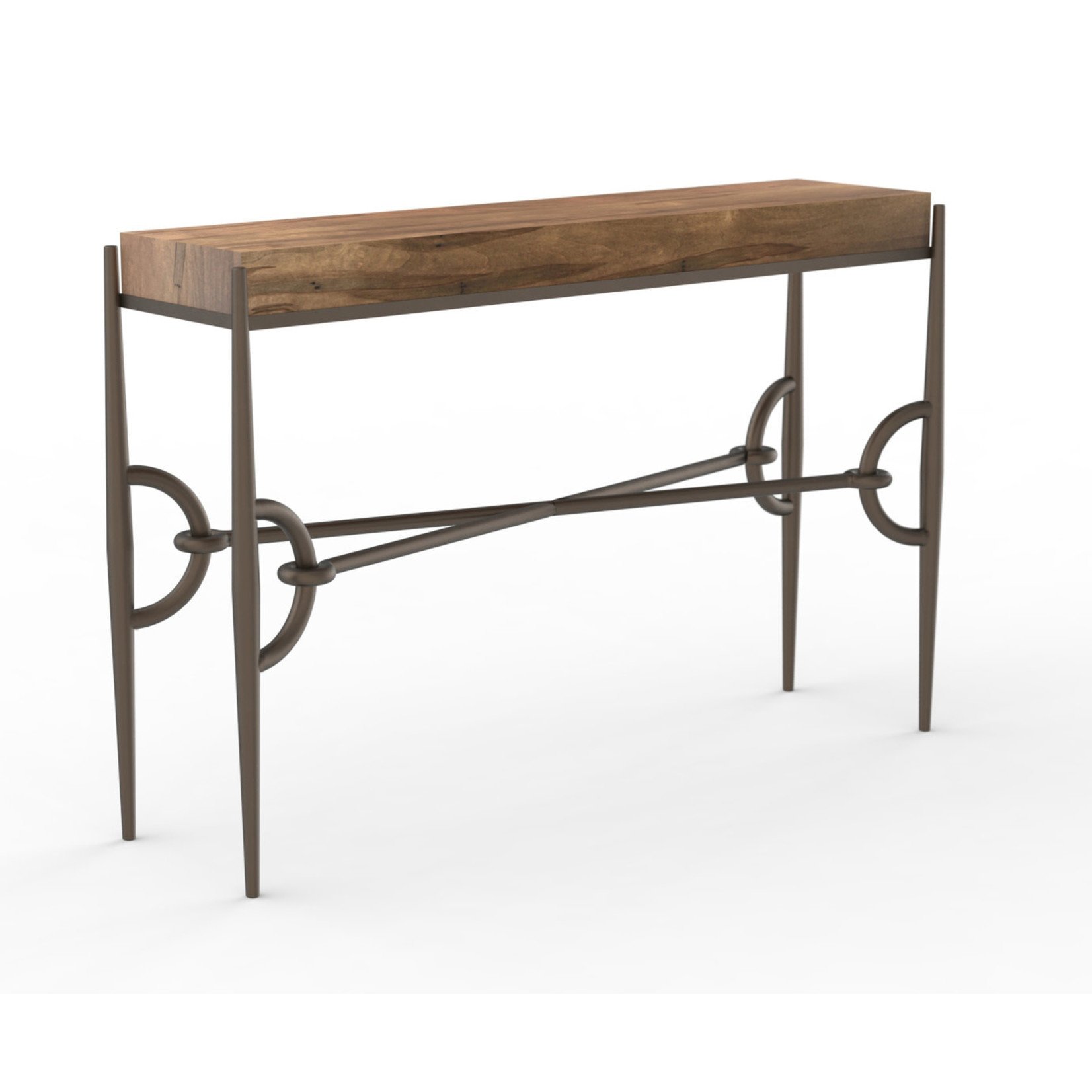 Charleston Forge Paddock Chairside Console designed by Lauren Clement