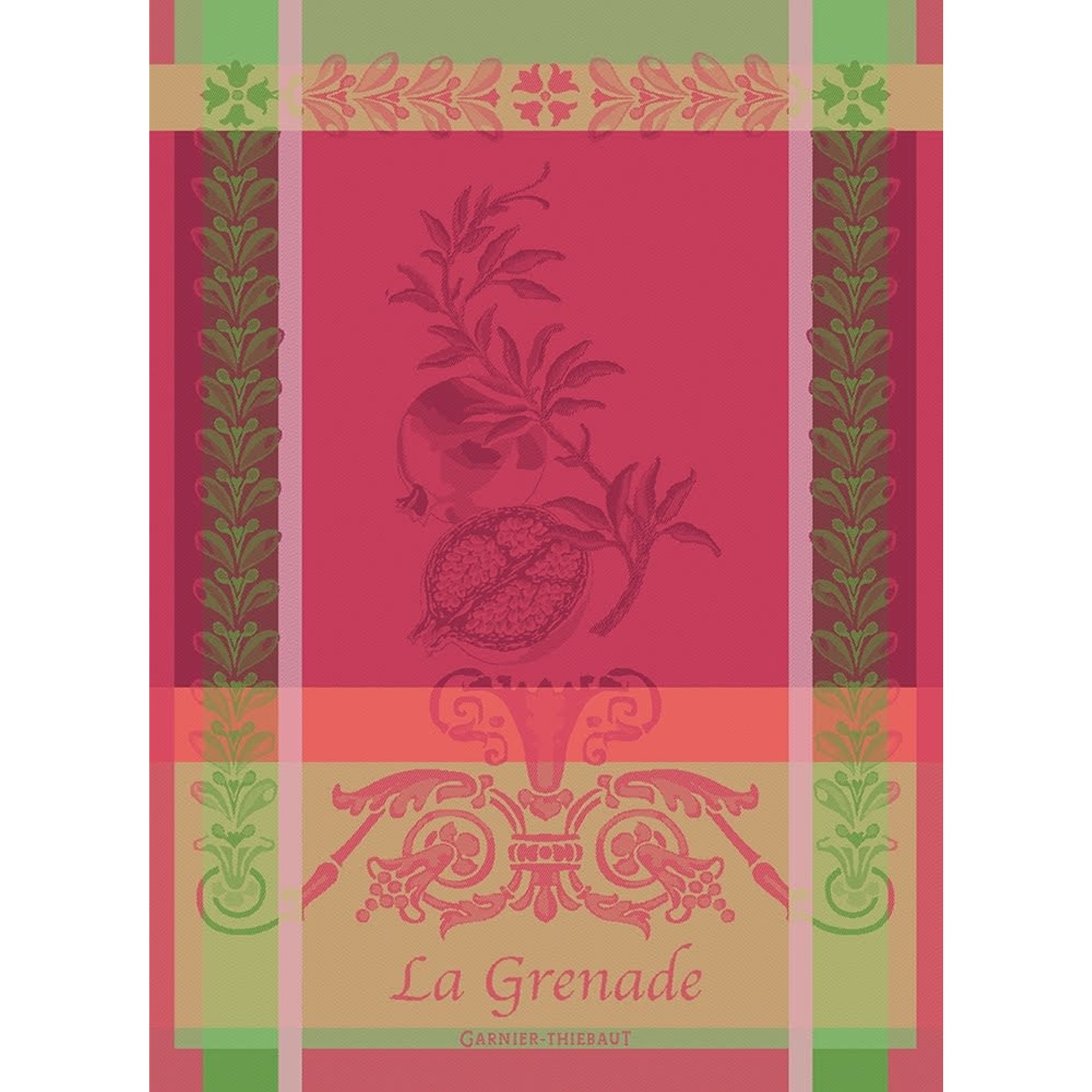 Garnier Thiebaut Grenade Rose Kitchen Towel