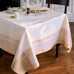 Garnier Thiebaut Persina Dore Cotton Tablecloth 69"x69"