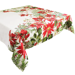 Garnier Thiebaut Poinsettias Tablecloth 61X61