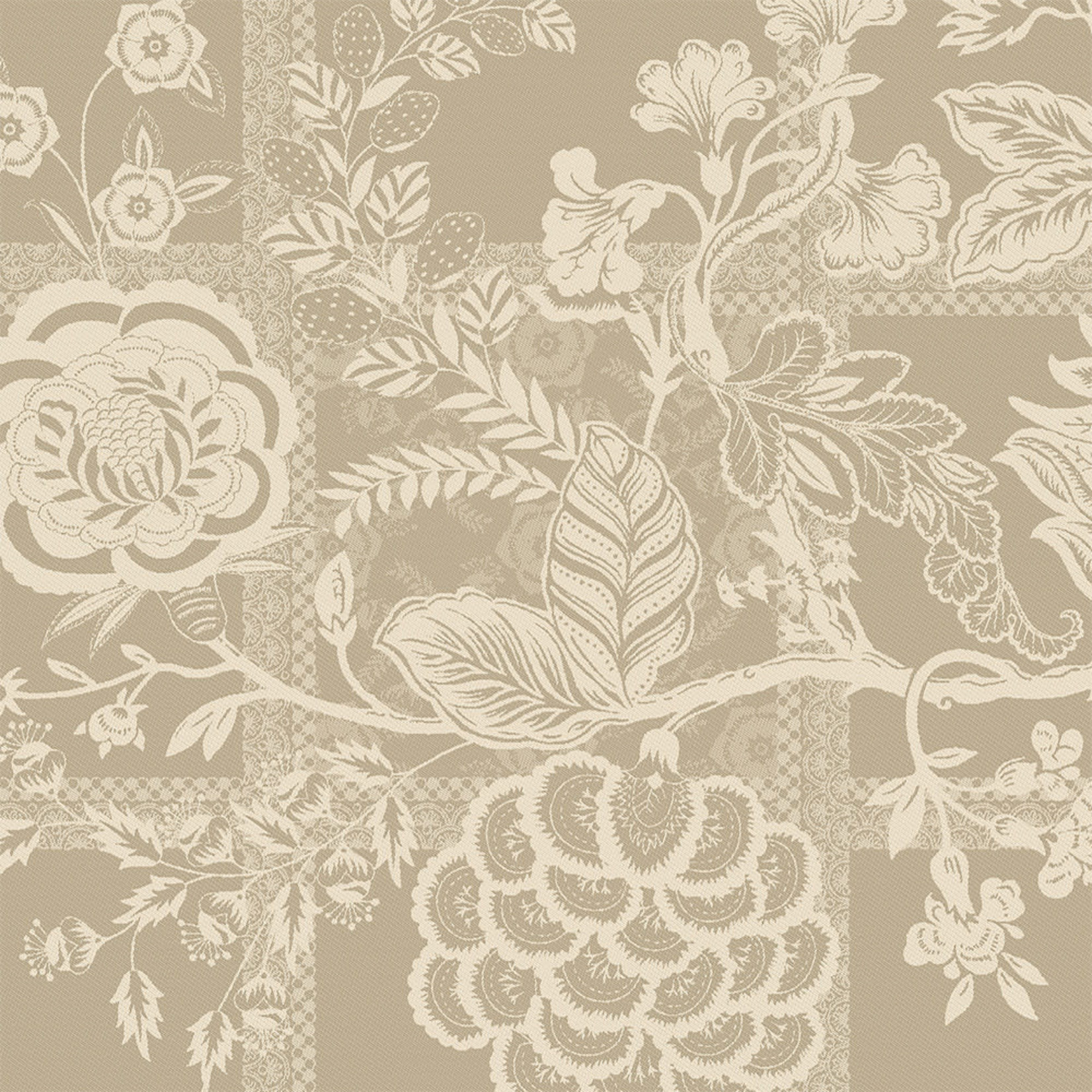 Garnier Thiebaut Scarlett Naturel Jacquard Napkin