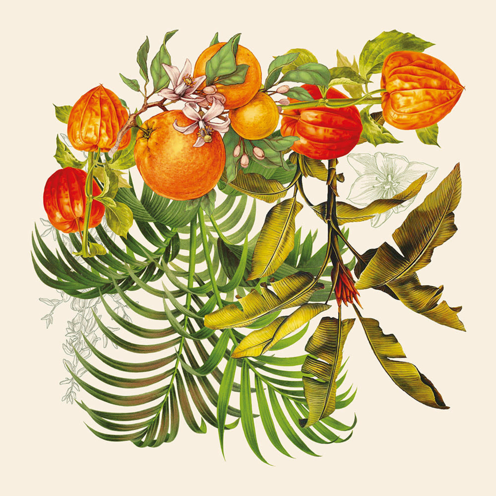 Garnier Thiebaut Vintage Garden Napkin