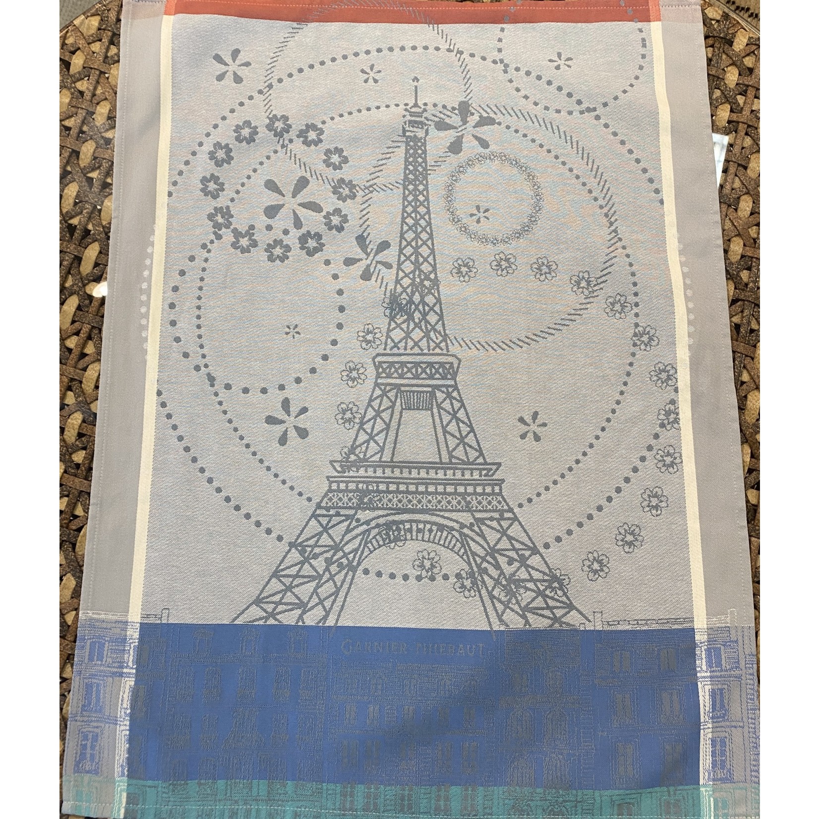 Garnier Thiebaut Tour Eiffel Gris Kitchen Towel