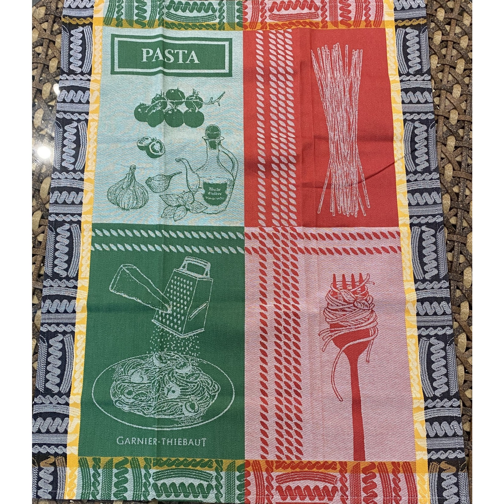 Garnier Thiebaut Rosso Verde Kitchen Towel