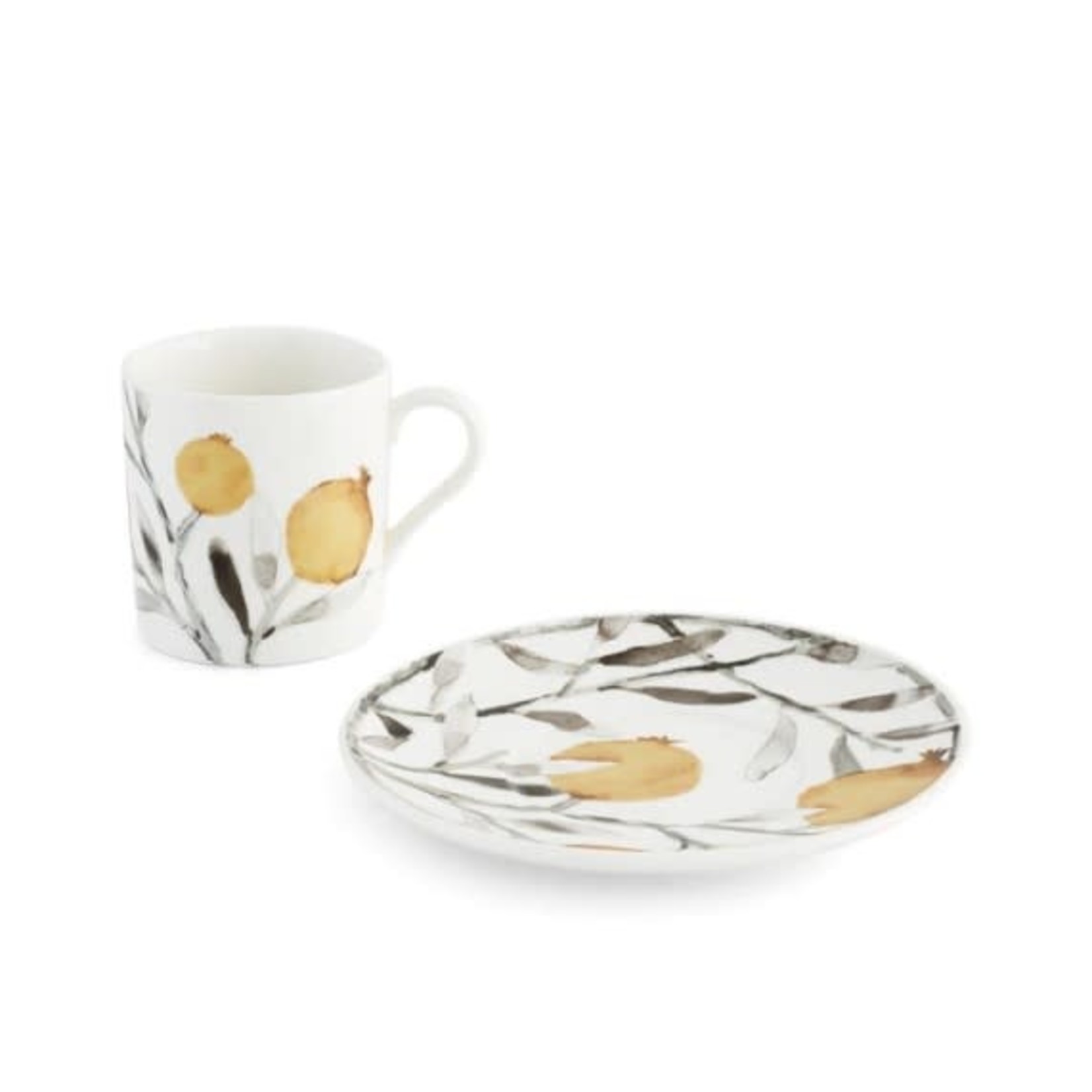 Michael Aram Pomegranate Demitasse Set with Stand