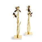 Michael Aram Black Iris Candleholders