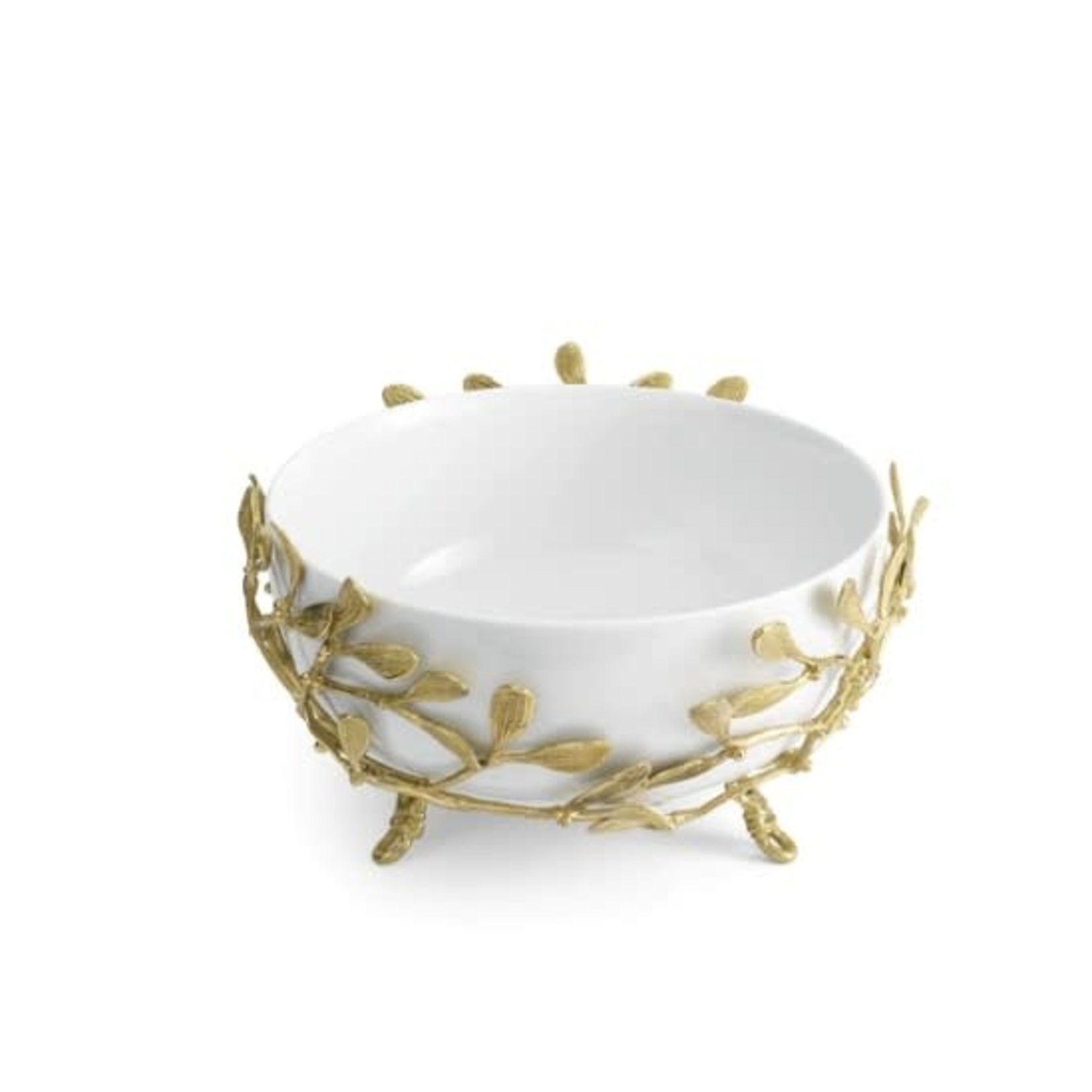 Michael Aram Mistletoe Porcelain Serving Bowl