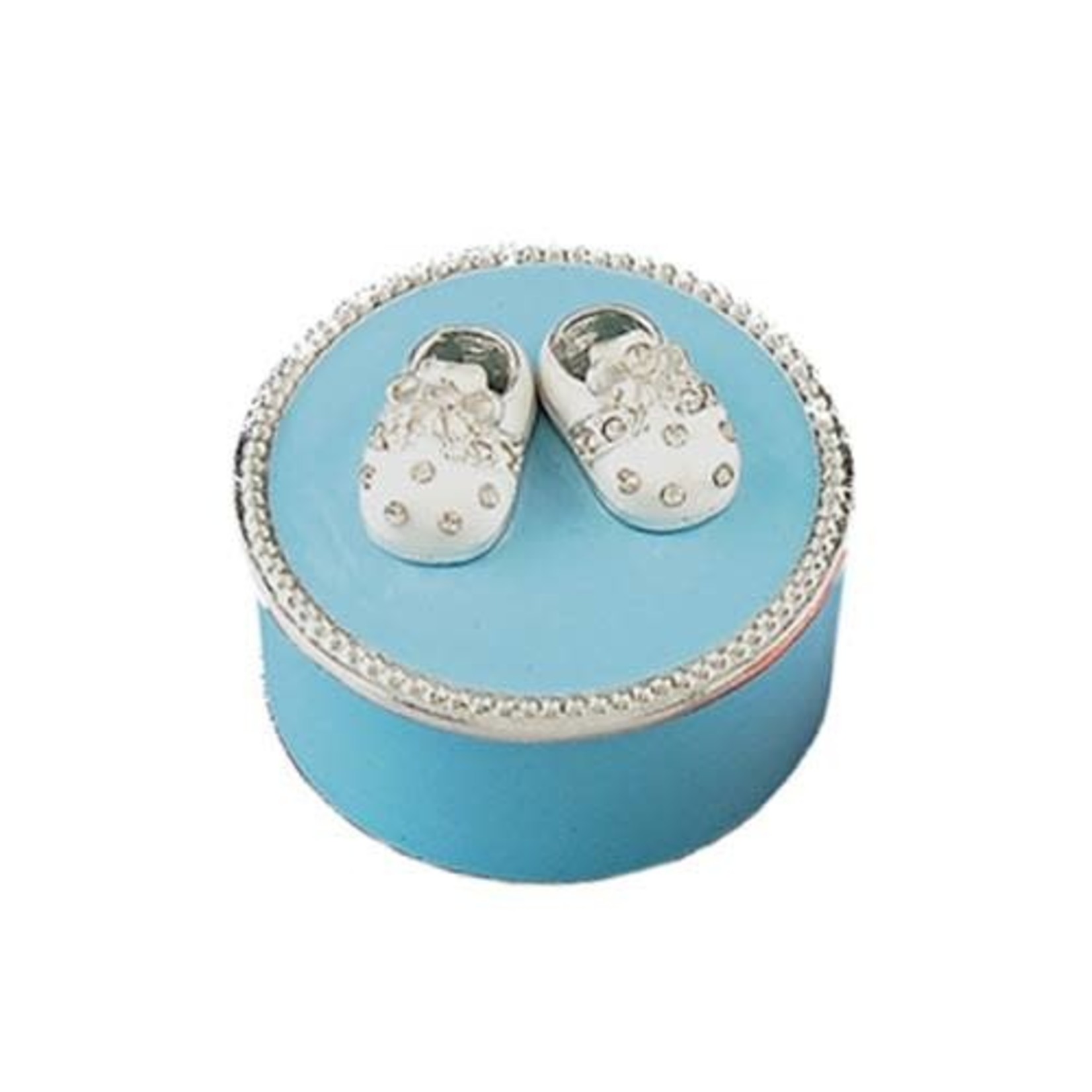 Ashleigh Manor Baby Boy Shoe Box Blue