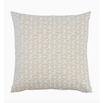 John Robshaw Textiles Amma White Floral Decorative Throw Pillow