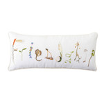 Juliska Forest Walk Embroidered Friendship Pillow