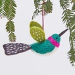 Rockflowerpaper Hummingbird Felt Ornament