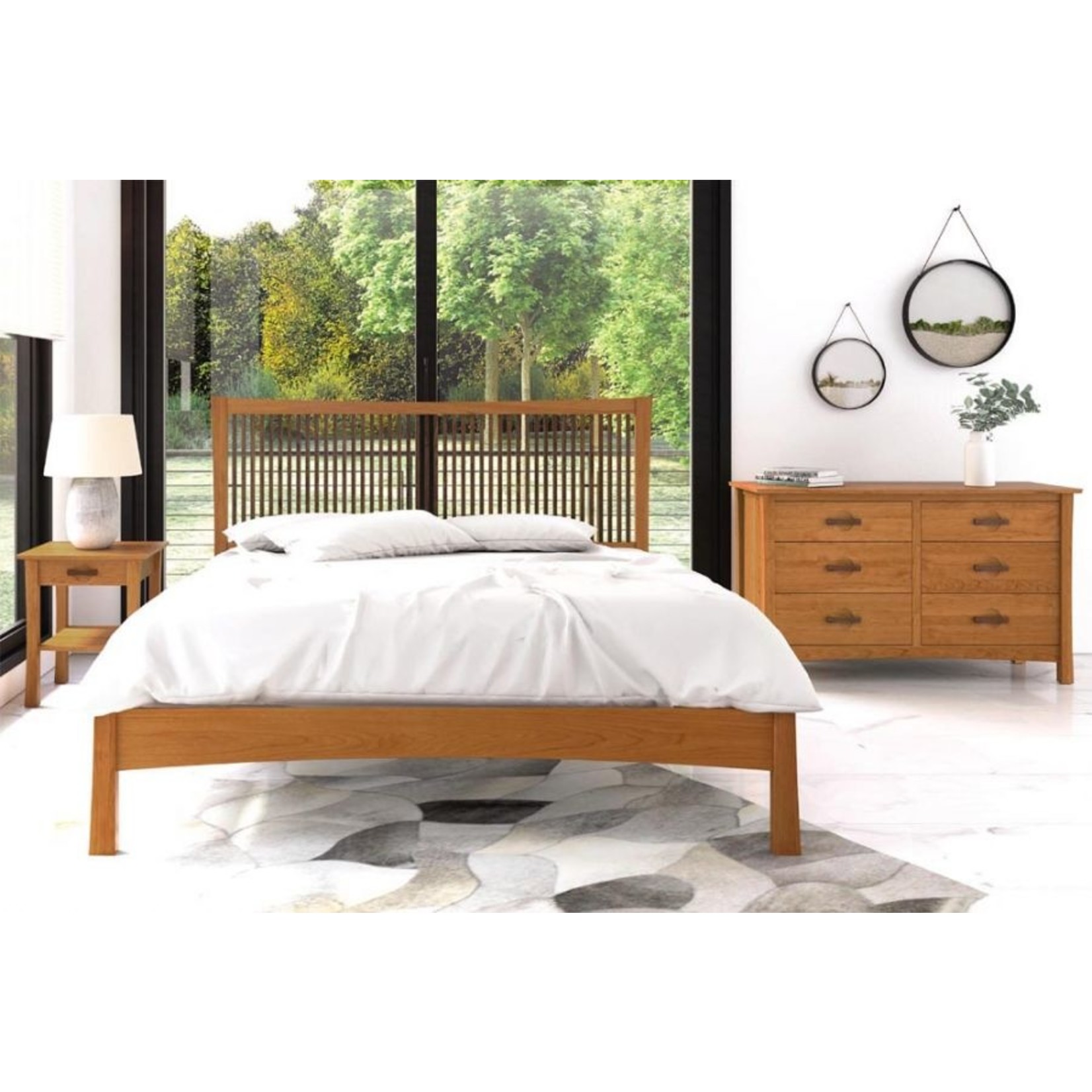 Copeland Berkeley Natural Cherry King Bed