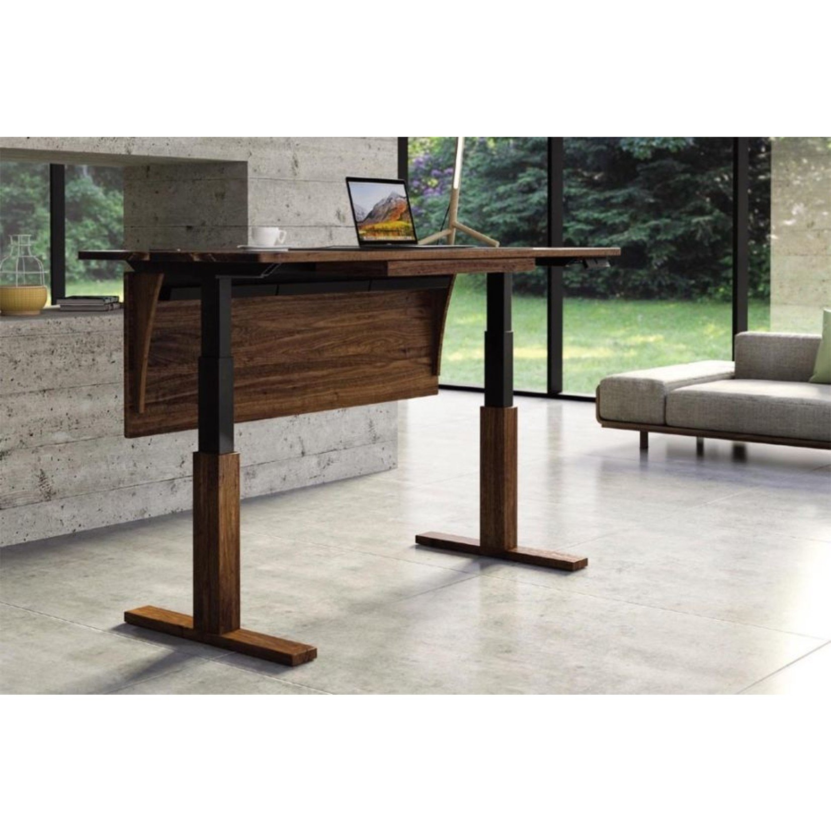 Copeland Invigo Walnut Sit-Stand Desk