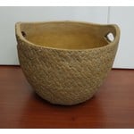 Napa Home and Garden Basket Weave Natural Cachepot - Medium 7.75" x 5.25"