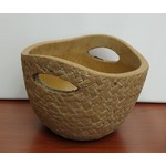 Napa Home and Garden Basket Weave Pot Small  6x4