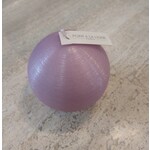 Point a la Ligne Sphere #2 Lilac Candle