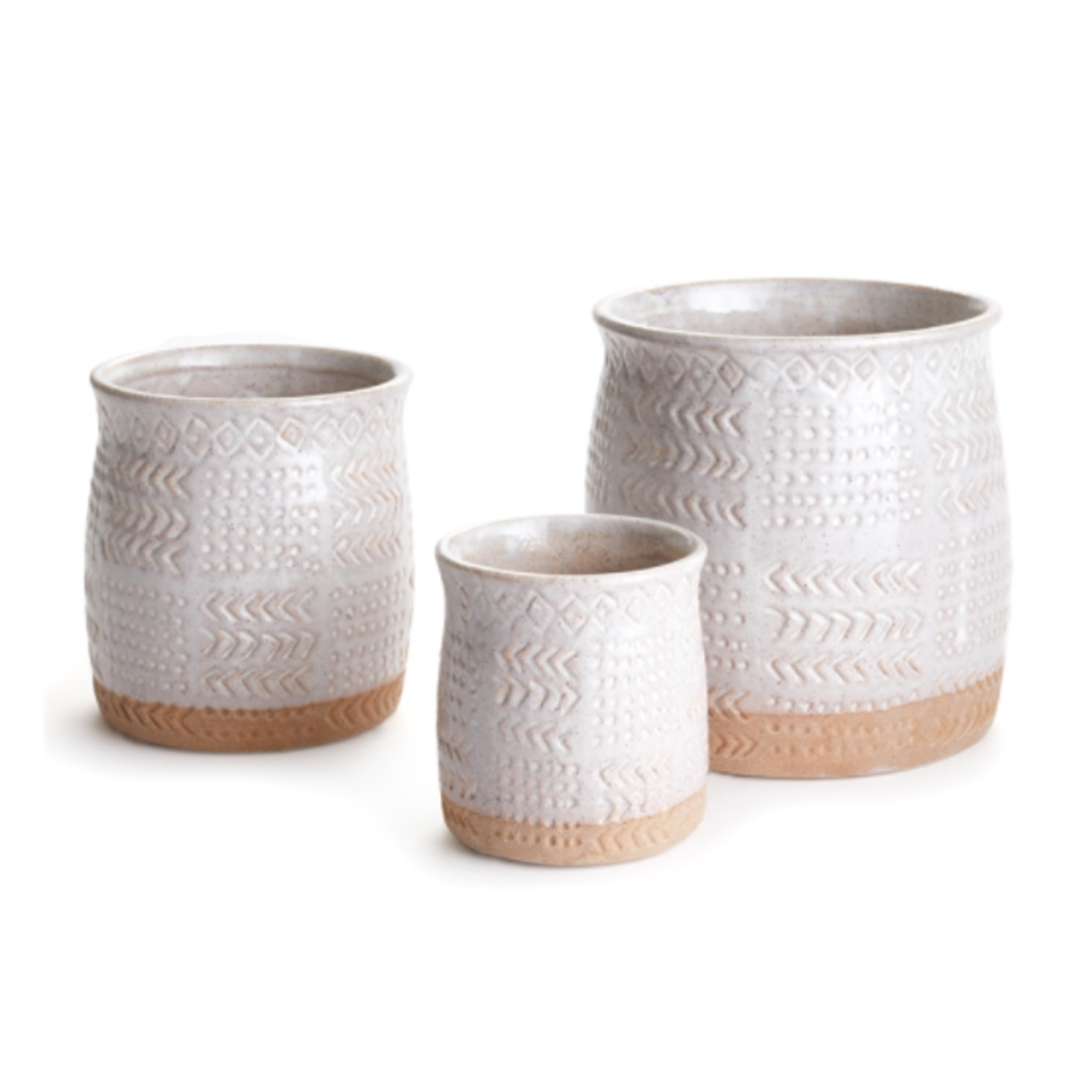 Napa Home and Garden Amory Mid-Century Cachepot - Large 6.75" x 6.75"