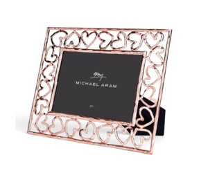 Michael Aram Heart Photo Frame 5x7 Rose Gold - Designer's Studio
