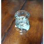 Point a la Ligne Small Pillar Glass Candle Holder