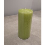 Point a la Ligne Large Pillar Anised Green Candle