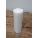 Point a la Ligne Very Large Pillar White Candle