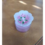 Point a la Ligne Cherry Blossom Tealight Pink Candle