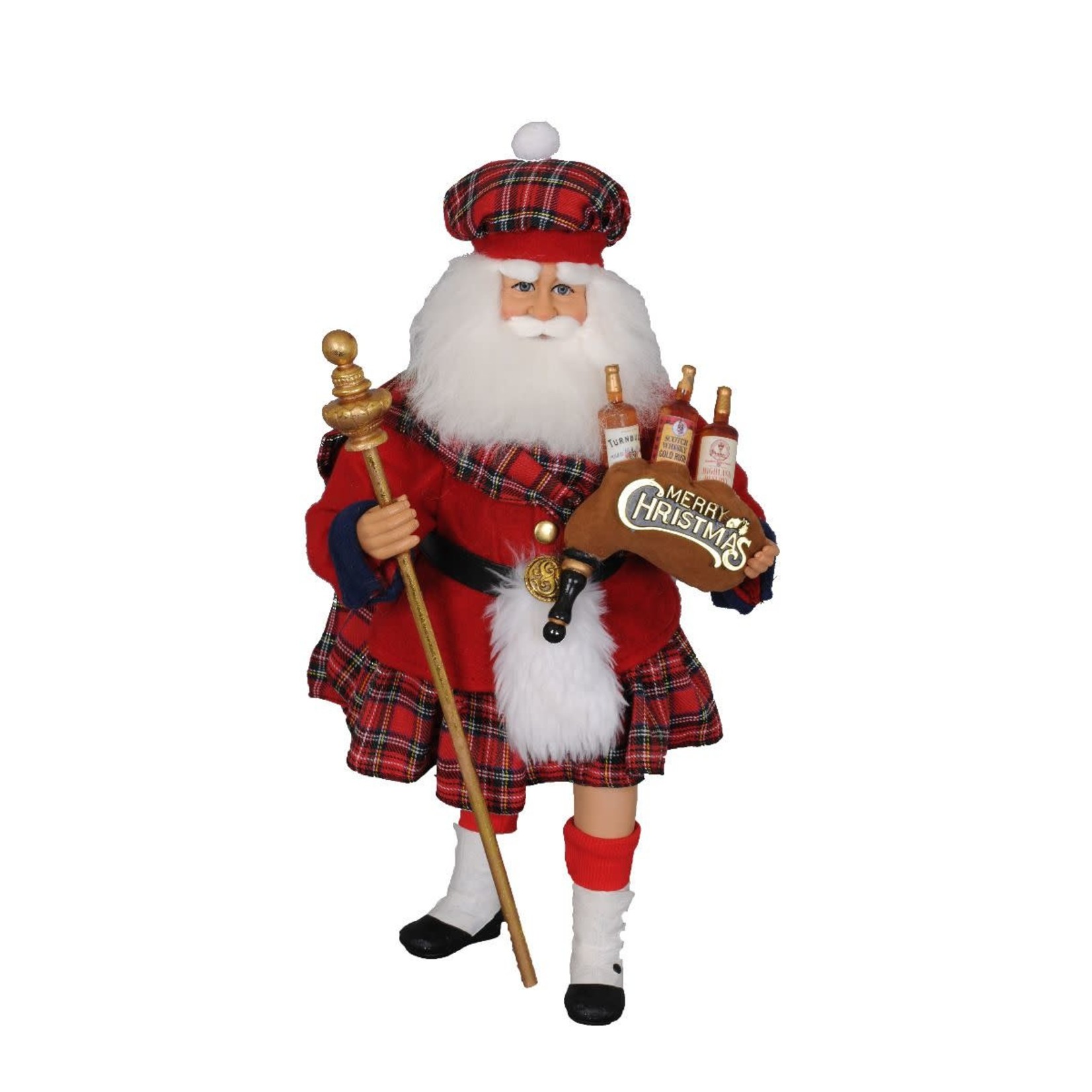 Karen Didion Originals Scottish Santa
