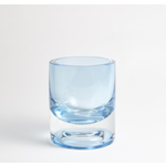 Global Views Thick Cylinder Vase Powder Blue Light Blue Small