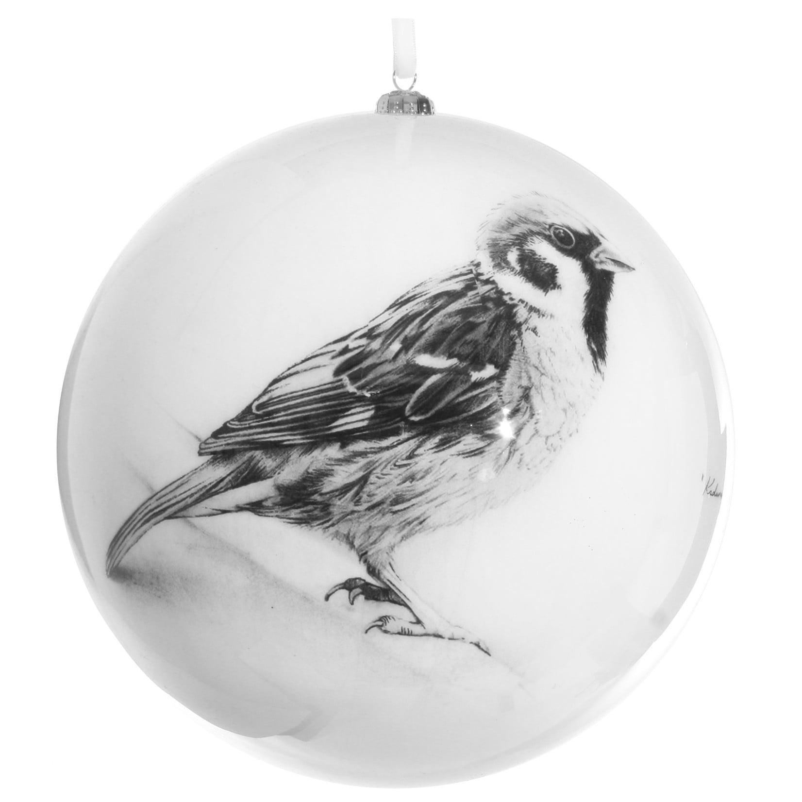 Shishi LLC Sparrow Bird Lightweight Ball Ornament 8"