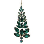 Shishi LLC Jewel Green Christmas Tree Ornament 7"
