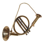 Shishi LLC Mini Bugle Brass Ornament