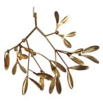 Shishi LLC Mistletoe Decor Gold Metal Ornament