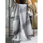 Matouk Diego Throw Blanket - Charcoal