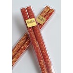 California Fleurish Gold Rush Taper Candle Set of 2