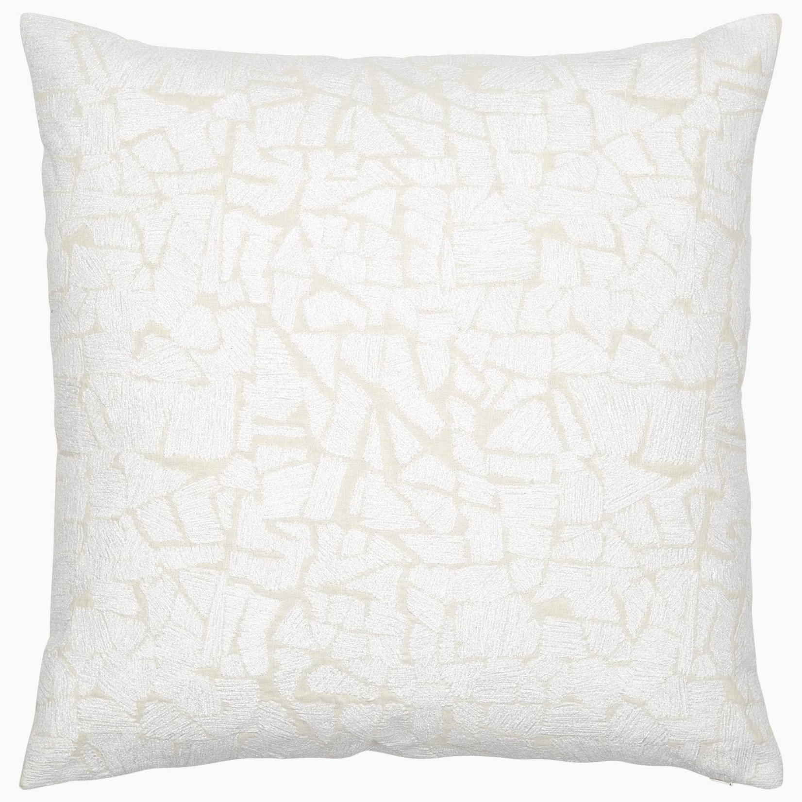 John Robshaw Textiles Asif White Decorative Throw Pillow 22x22