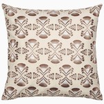 John Robshaw Textiles Bamana Sand Decorative Pillow with Insert