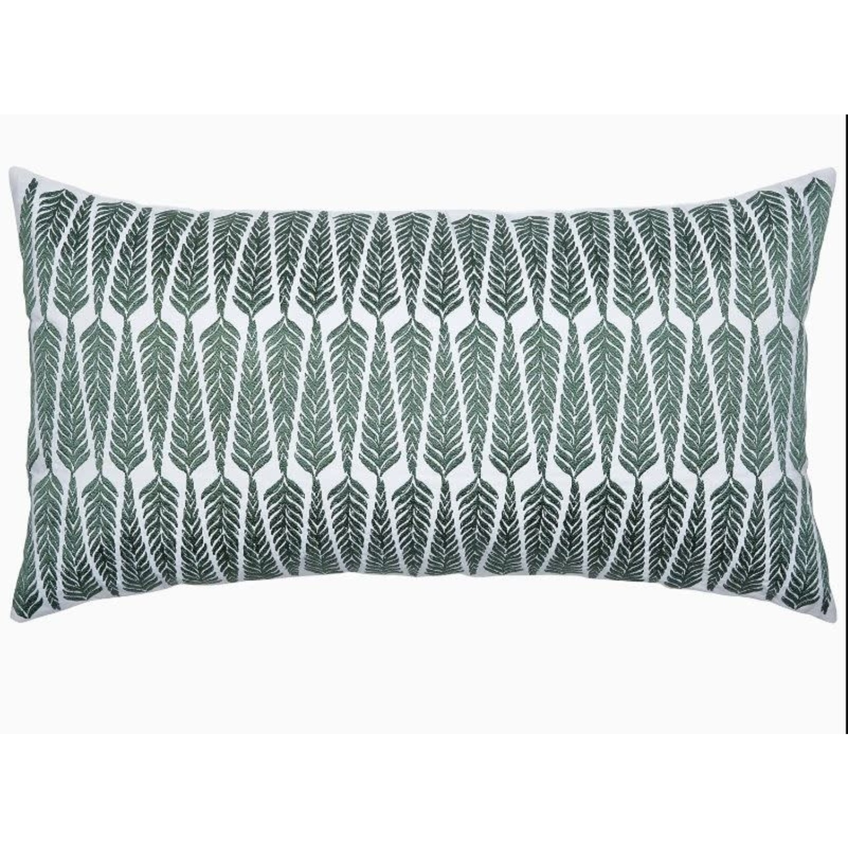 John Robshaw Textiles Riya Sage Bolster Pillow 17x32