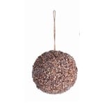 Napa Home and Garden Brown Glitter Ball Holiday Ornament