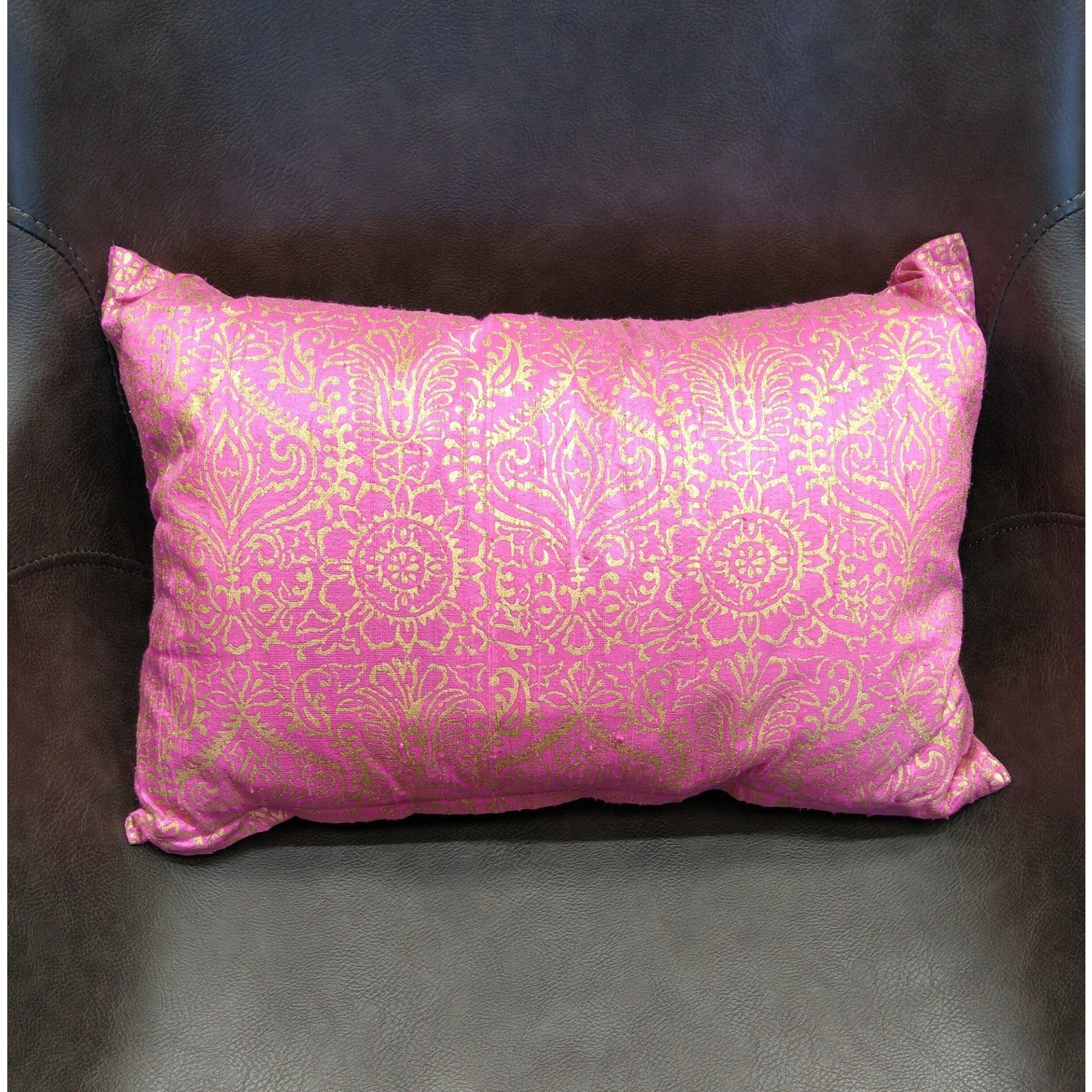 John Robshaw Textiles Ayati Pink Decorative Accent Pillow
