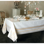 Garnier Thiebaut Galerie Des Glaces Vermeil Cotton Tablecloth