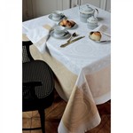 Garnier Thiebaut Imperatrice Gold Cotton Tablecloth